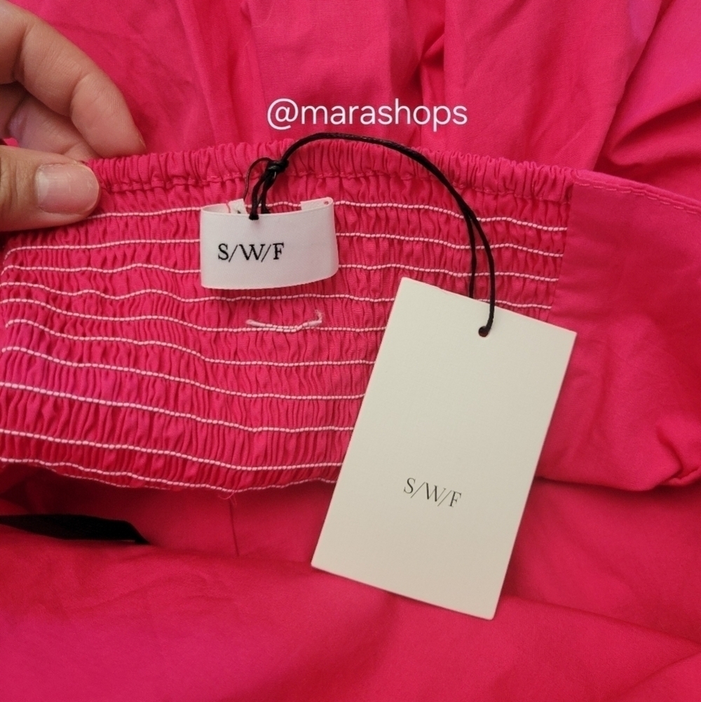SWF Pink Racer Midi Dress - Picture 6 of 8